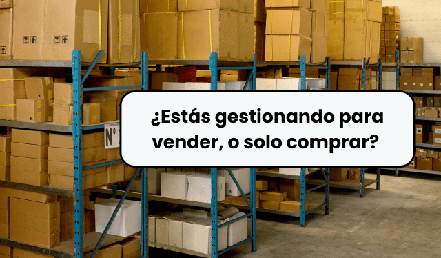 ¿Estás gestionando para vender, o solo comprar?